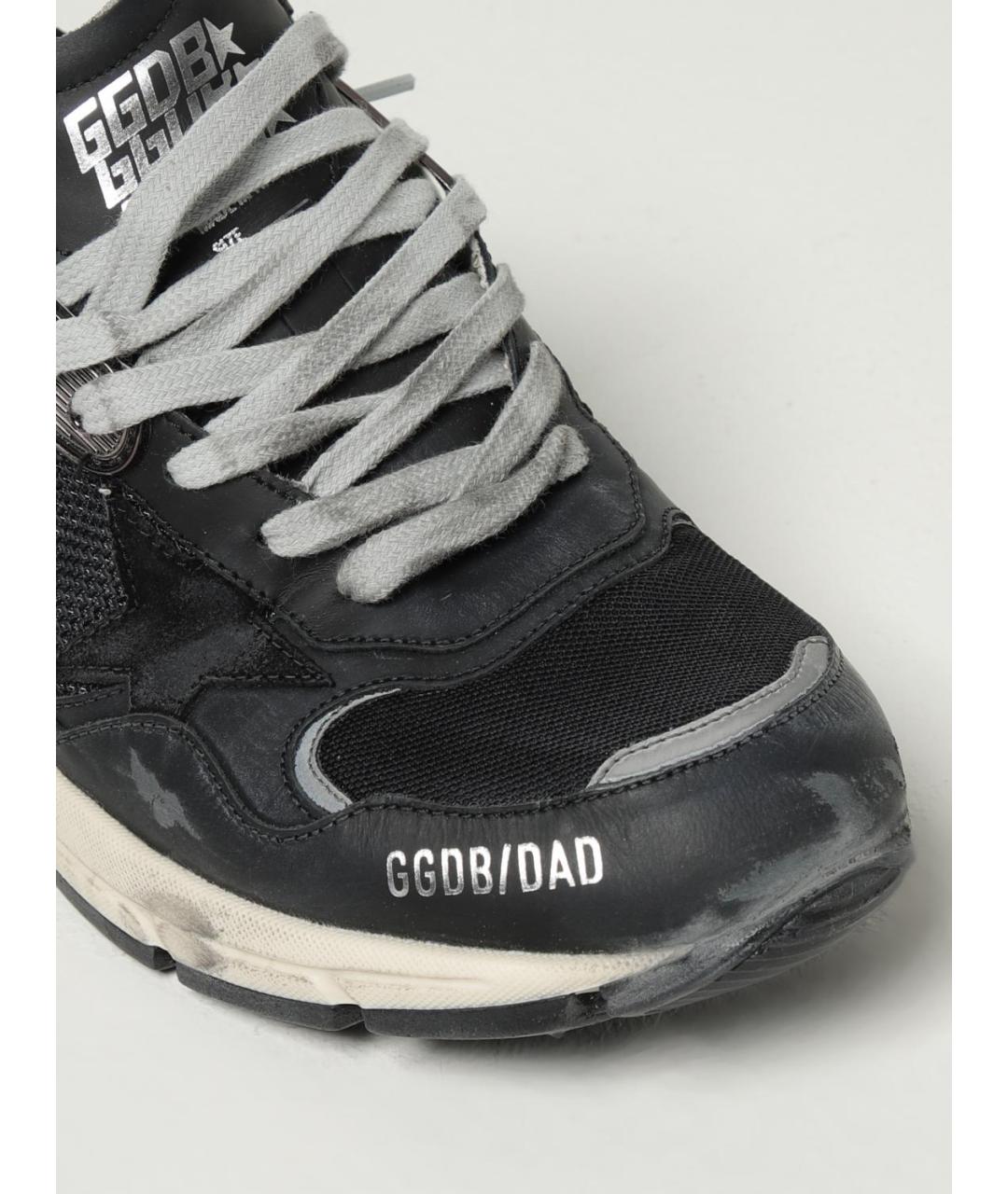 GOLDEN GOOSE DELUXE BRAND Черные низкие кроссовки / кеды, фото 4