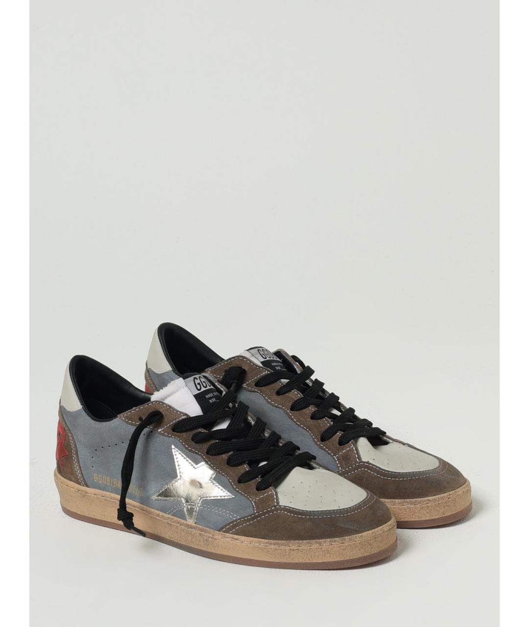 GOLDEN GOOSE DELUXE BRAND Мульти кожаные низкие кроссовки / кеды, фото 2