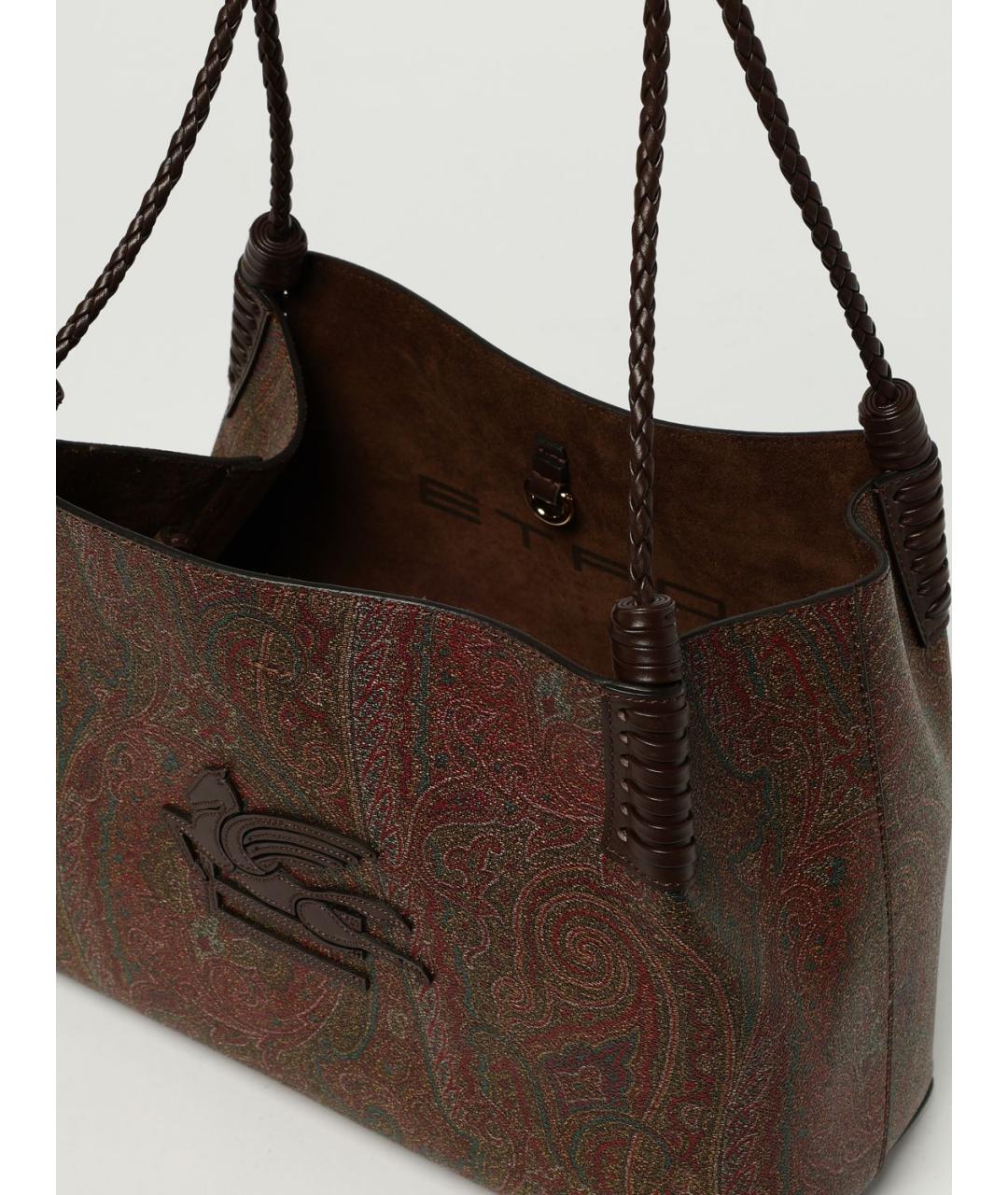 ETRO Коричневая сумка тоут, фото 5