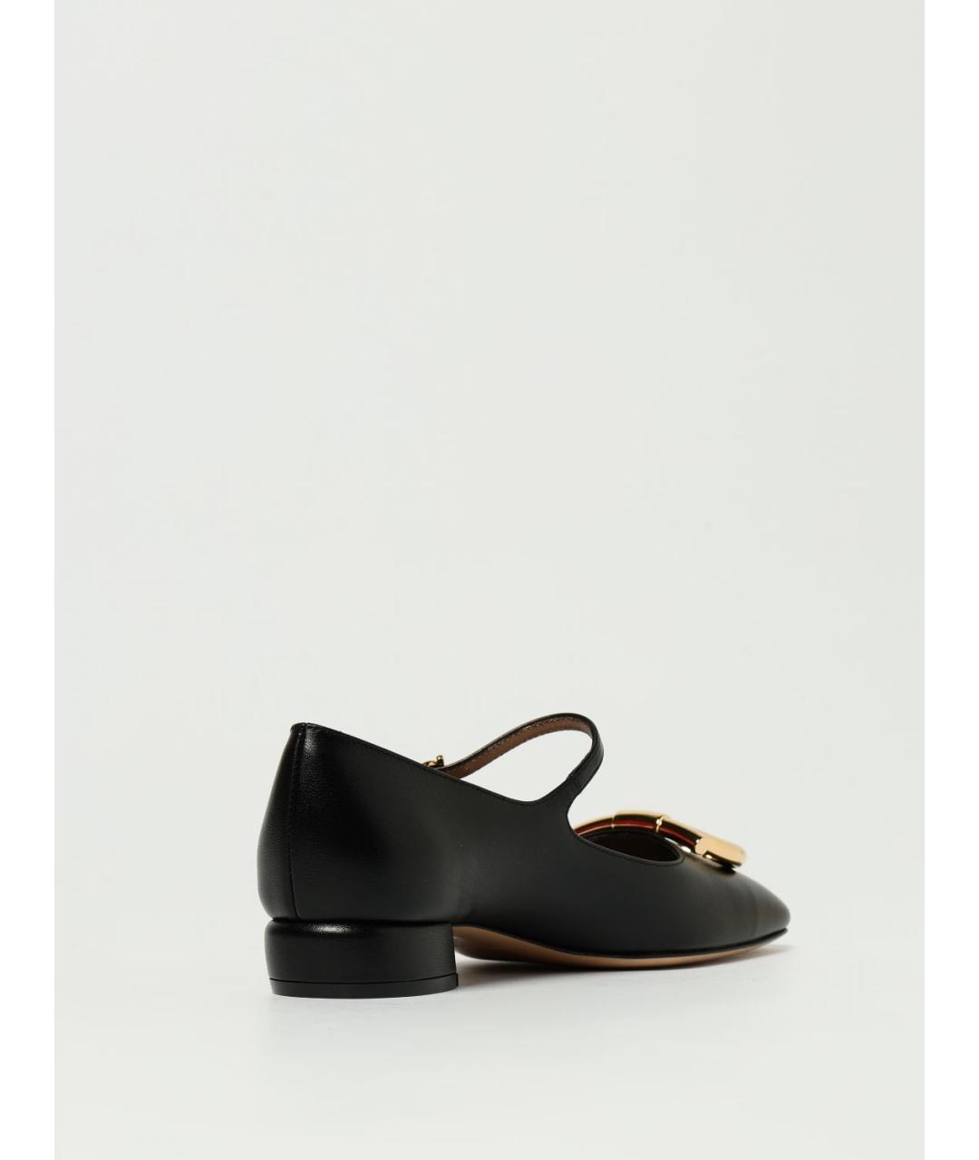 FERRAGAMO Черные балетки, фото 3
