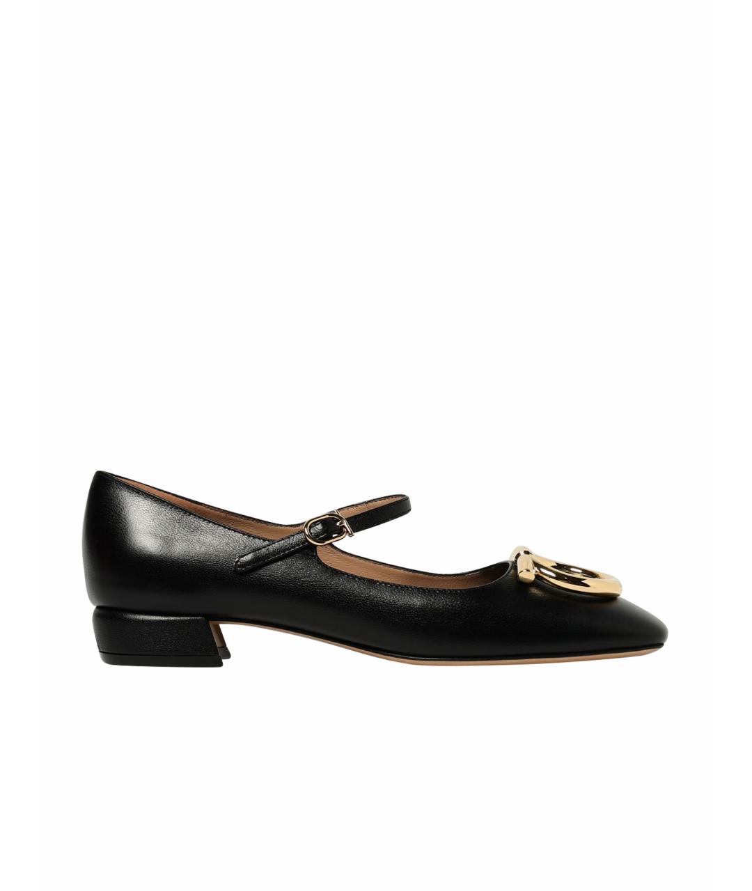 FERRAGAMO Черные балетки, фото 1
