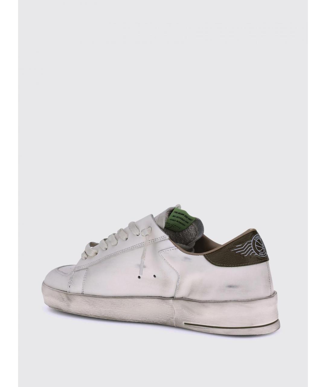 GOLDEN GOOSE DELUXE BRAND Белые кожаные низкие кроссовки / кеды, фото 3