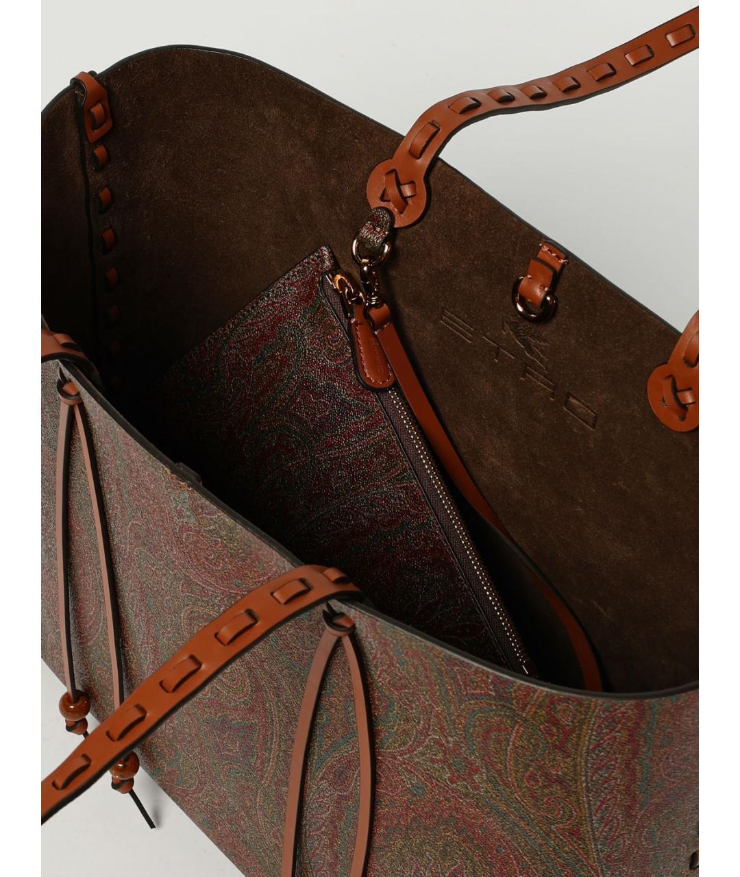 ETRO Коричневая сумка тоут, фото 5