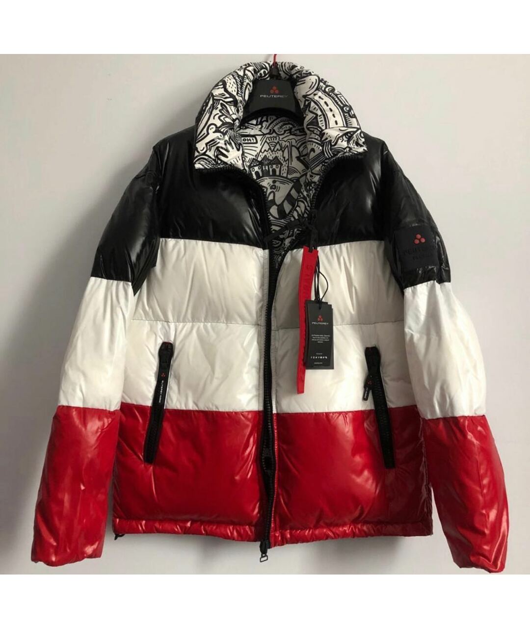 PEUTEREY Белый полиамидовый пуховик, фото 7