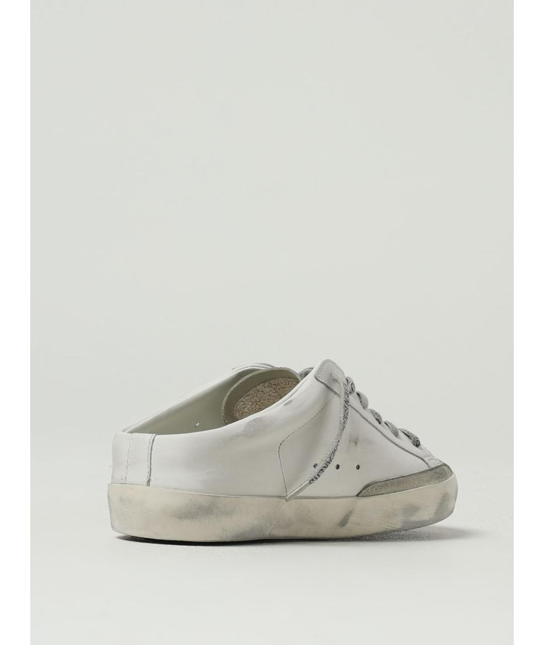 GOLDEN GOOSE DELUXE BRAND Белые мюли, фото 3