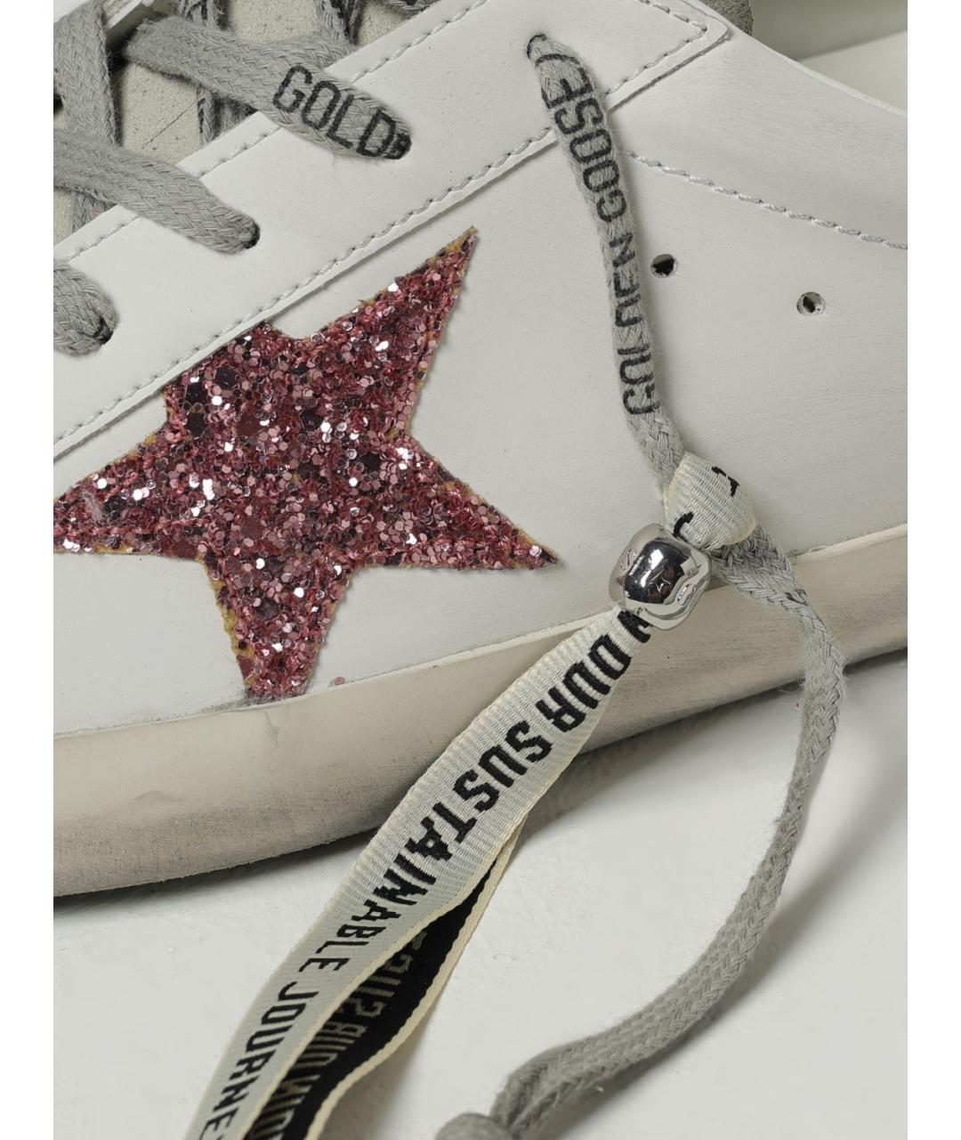 GOLDEN GOOSE DELUXE BRAND Белые мюли, фото 4