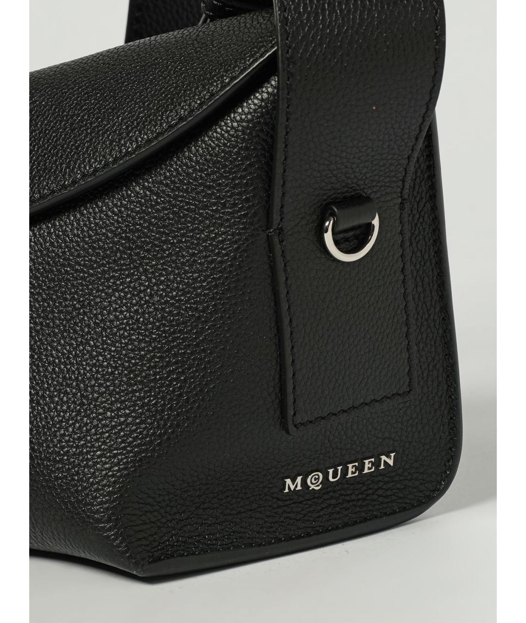 ALEXANDER MCQUEEN Черная сумка на плечо, фото 3