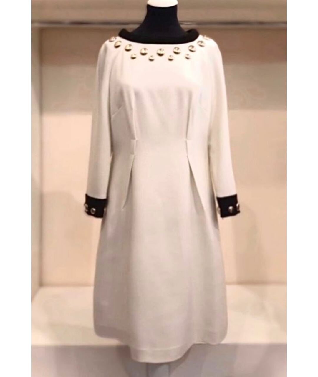 MARIA GRAZIA SEVERI Белое вискозное платье, фото 5