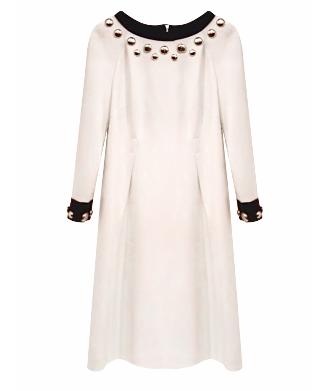 MARIA GRAZIA SEVERI Белое вискозное платье, фото 1