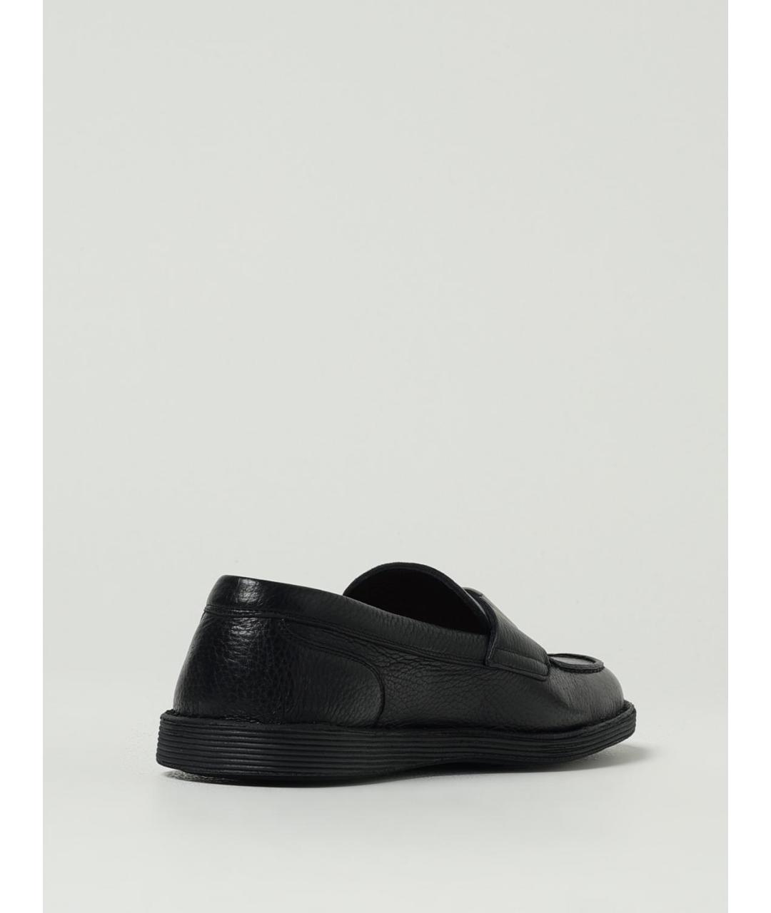 DOLCE&GABBANA Черные кожаные лоферы, фото 3