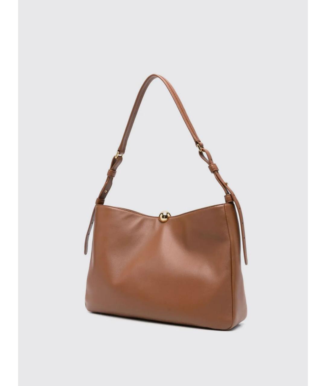 FURLA Коричневая кожаная сумка тоут, фото 2