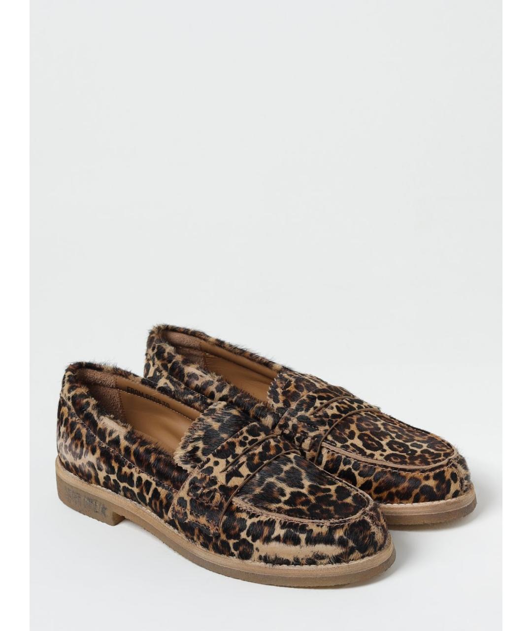GOLDEN GOOSE DELUXE BRAND Мульти кожаные лоферы, фото 2