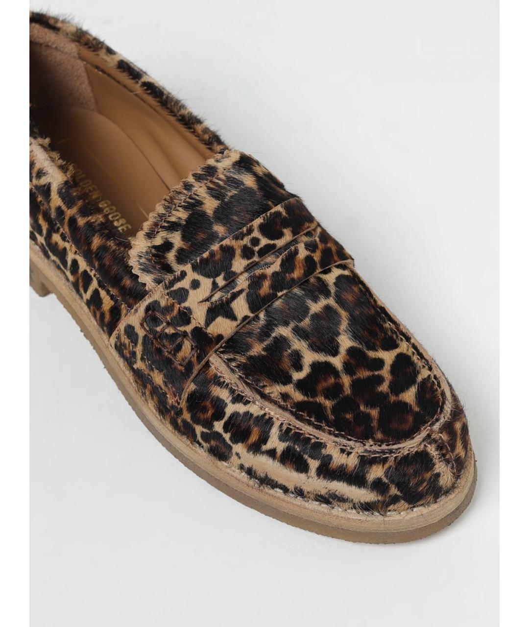 GOLDEN GOOSE DELUXE BRAND Мульти кожаные лоферы, фото 4