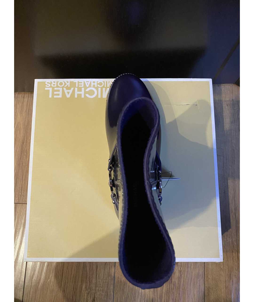 MICHAEL MICHAEL KORS Синие резиновые ботинки, фото 3