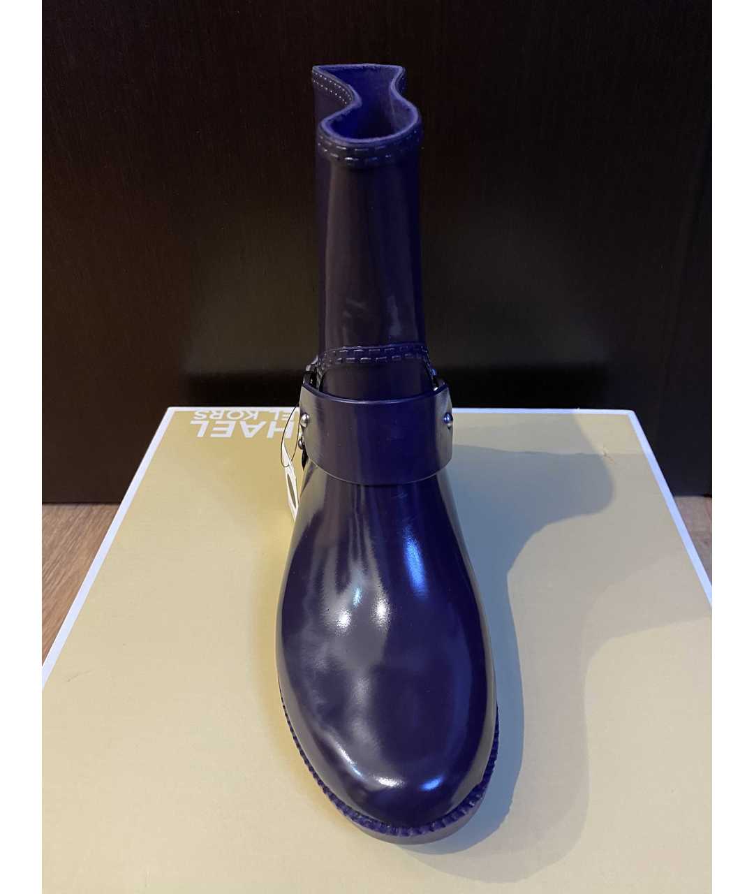 MICHAEL MICHAEL KORS Синие резиновые ботинки, фото 2