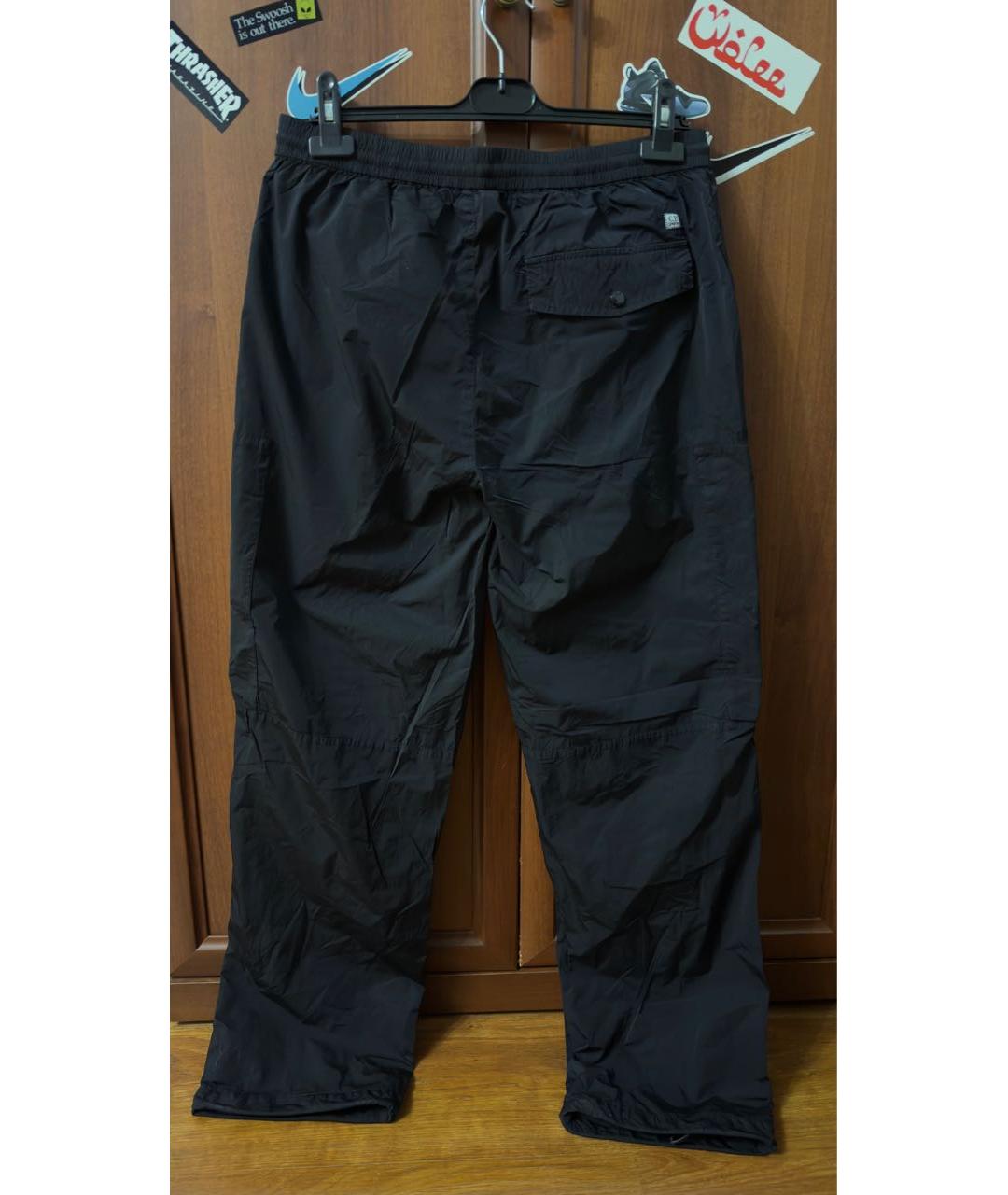 CP COMPANY Темно-синие полиамидовые повседневные брюки, фото 2