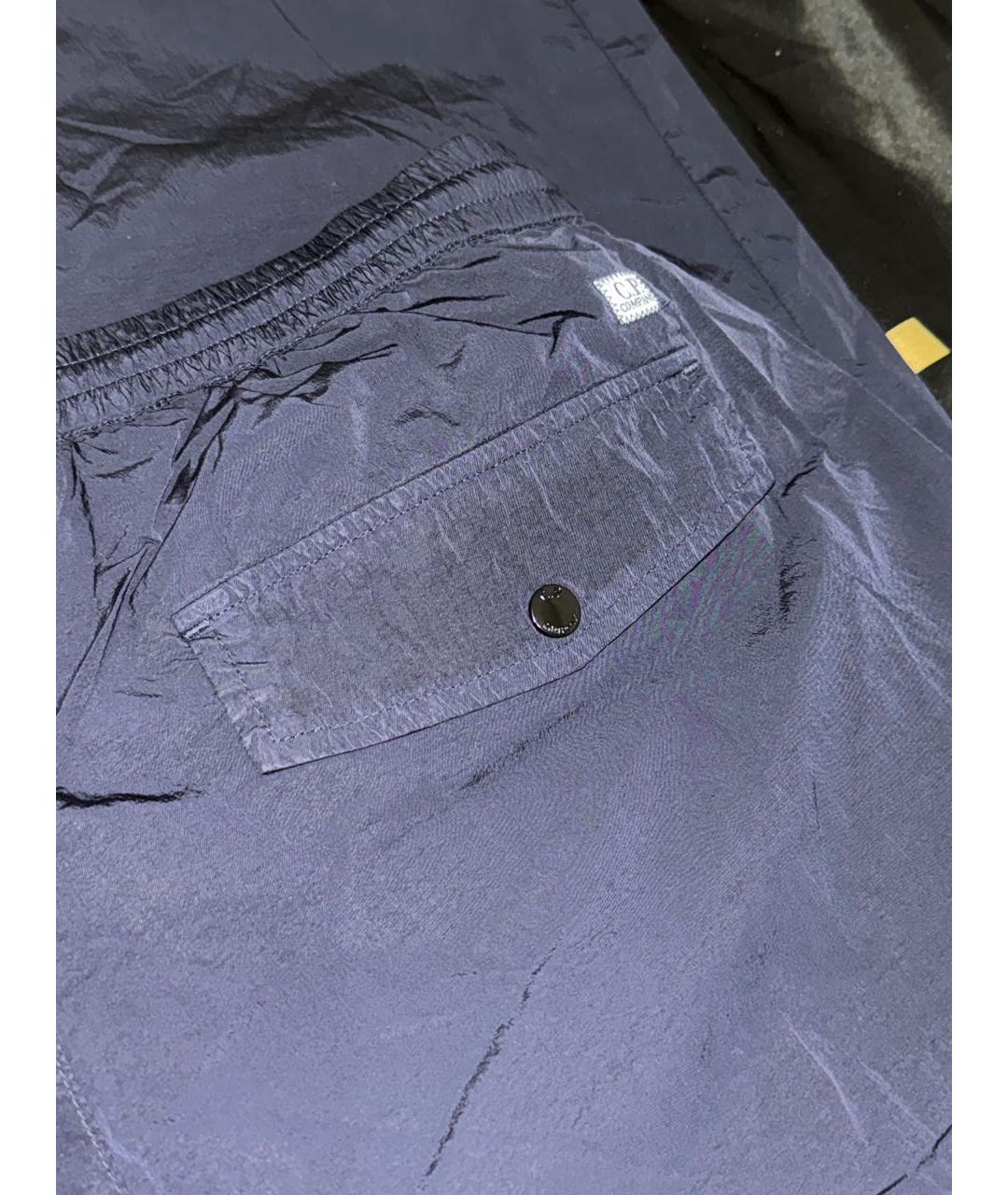 CP COMPANY Темно-синие полиамидовые повседневные брюки, фото 6