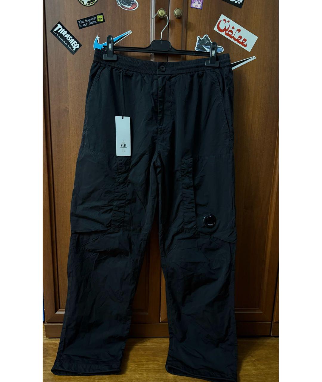 CP COMPANY Темно-синие полиамидовые повседневные брюки, фото 9