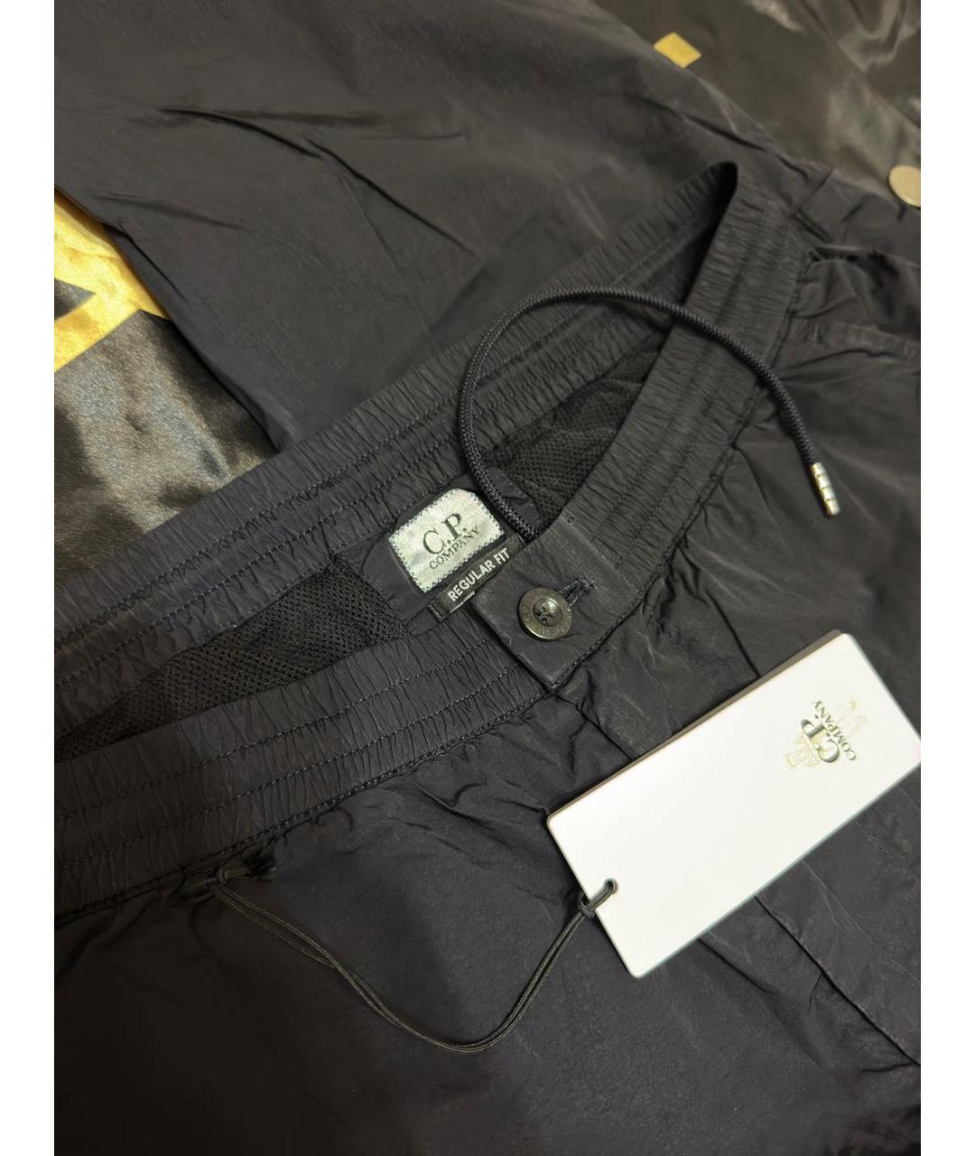 CP COMPANY Темно-синие полиамидовые повседневные брюки, фото 3