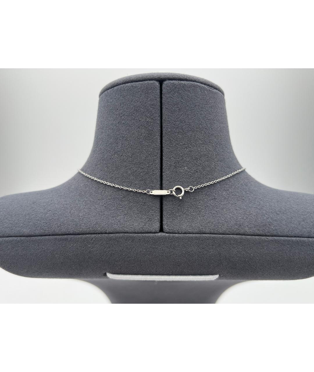TIFFANY&CO Серебряное платиновое колье, фото 3