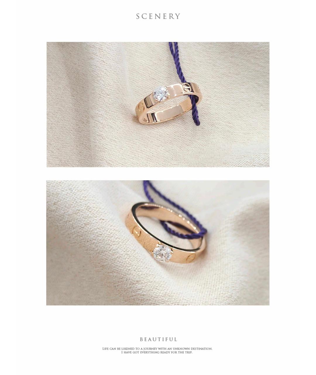 CARTIER Кольцо из розового золота, фото 6