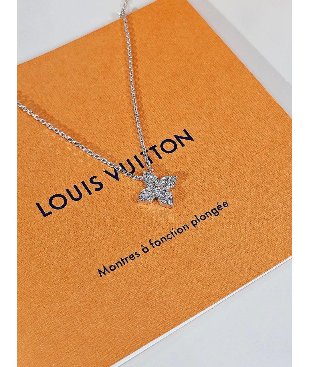 LOUIS VUITTON Серебряное колье из белого золота, фото 3