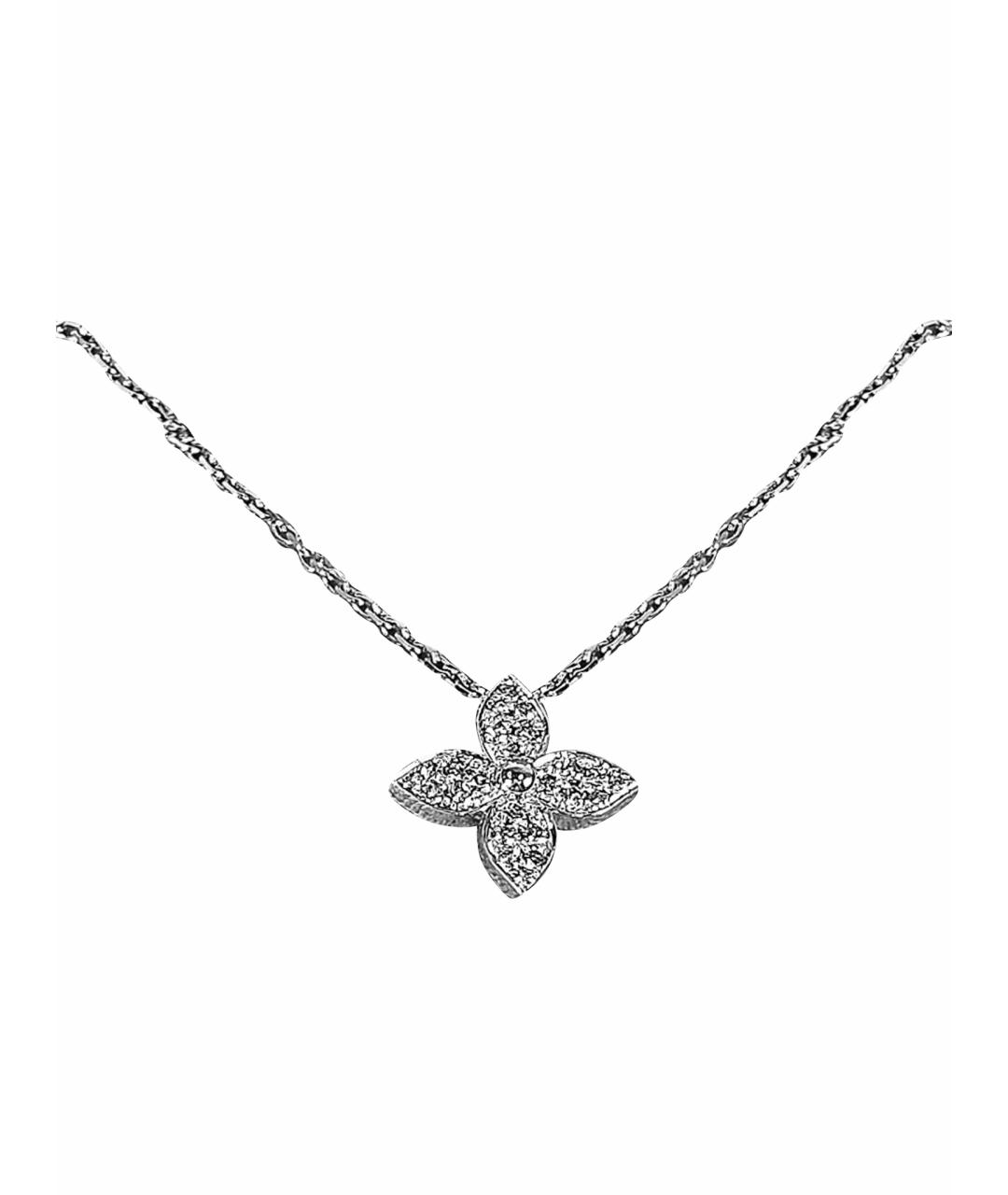 LOUIS VUITTON Серебряное колье из белого золота, фото 1