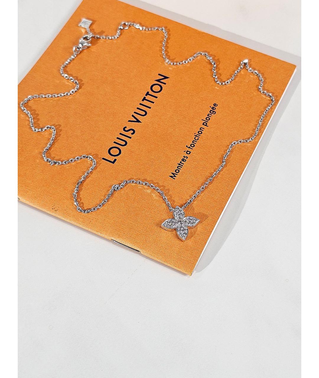LOUIS VUITTON Серебряное колье из белого золота, фото 5
