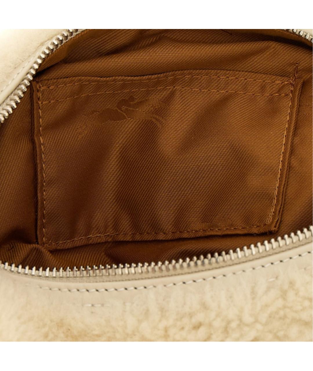 LONGCHAMP Белая сумка с короткими ручками, фото 4