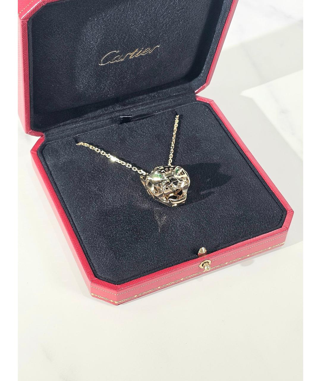 CARTIER Золотое колье из желтого золота, фото 2