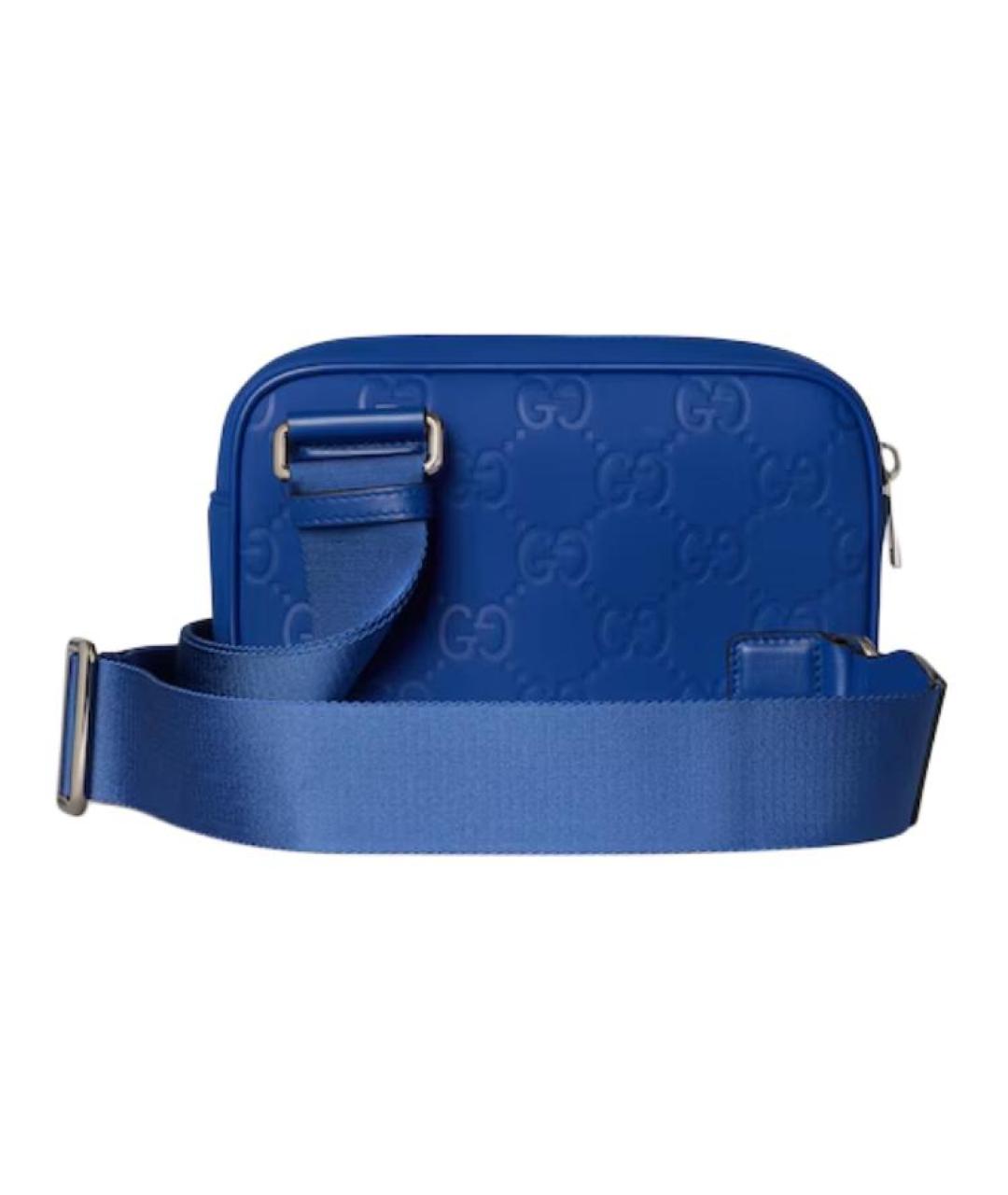 GUCCI Синяя сумка через плечо, фото 4
