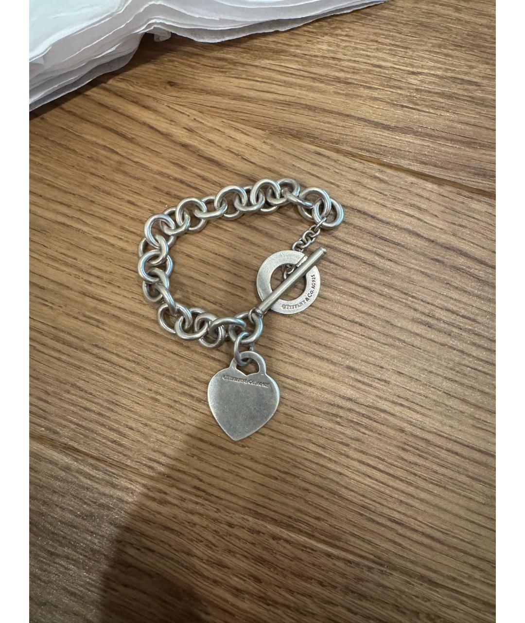 TIFFANY&CO Серебрянный серебряный браслет, фото 2