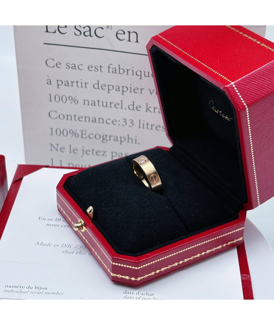CARTIER Золотое кольцо из розового золота, фото 3