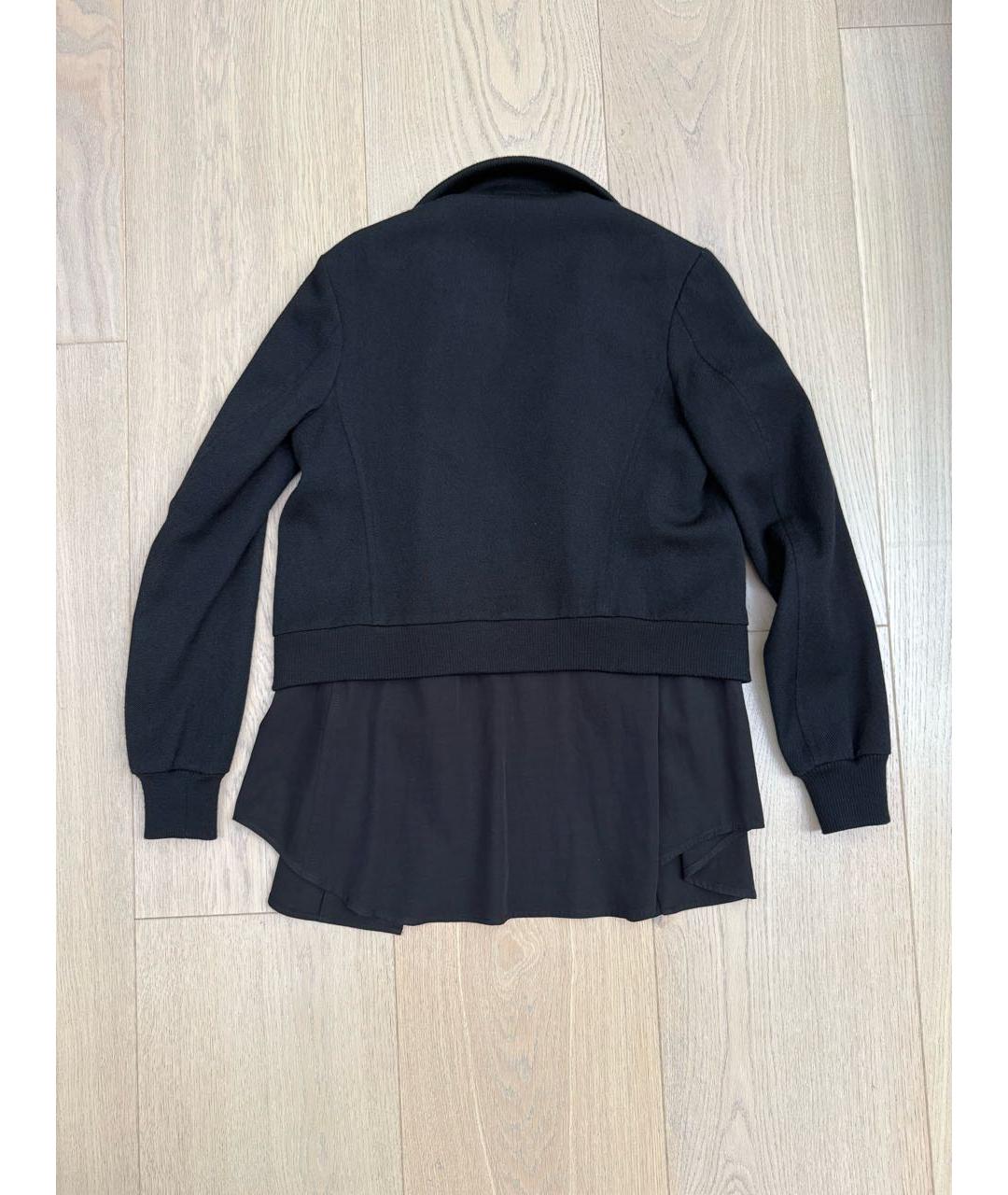 YOHJI YAMAMOTO Черный шерстяной жакет/пиджак, фото 2