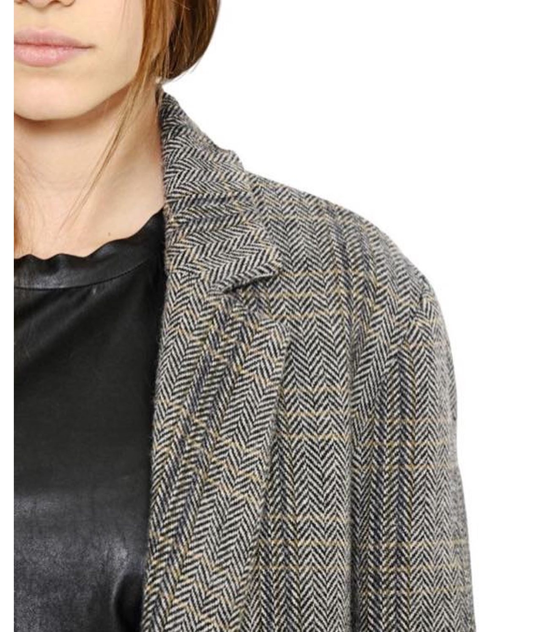 ISABEL MARANT ETOILE Серый шерстяной жакет/пиджак, фото 4