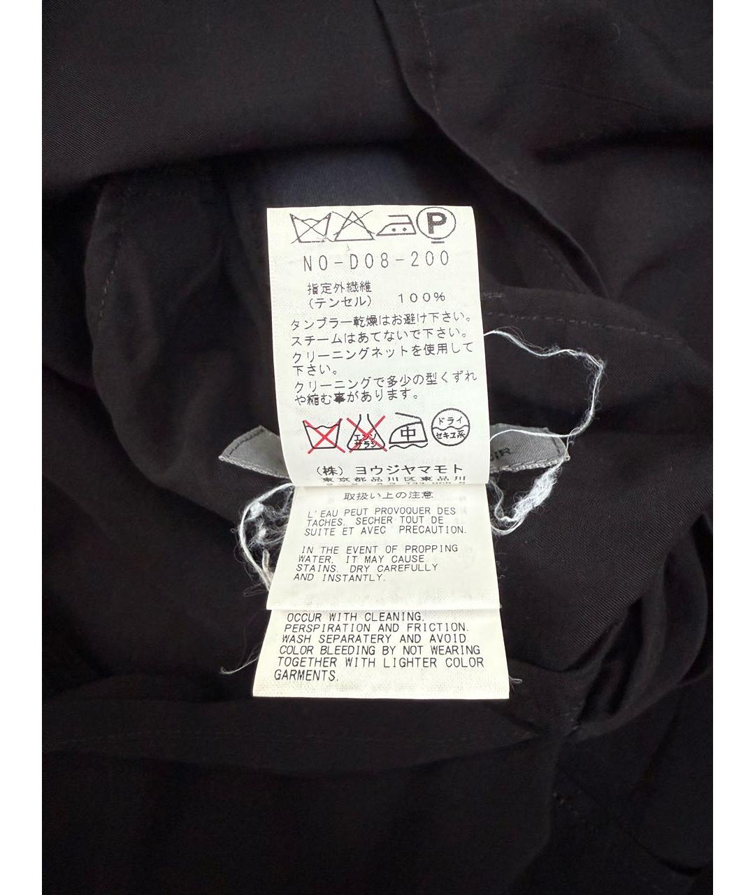YOHJI YAMAMOTO Черный сарафан, фото 6