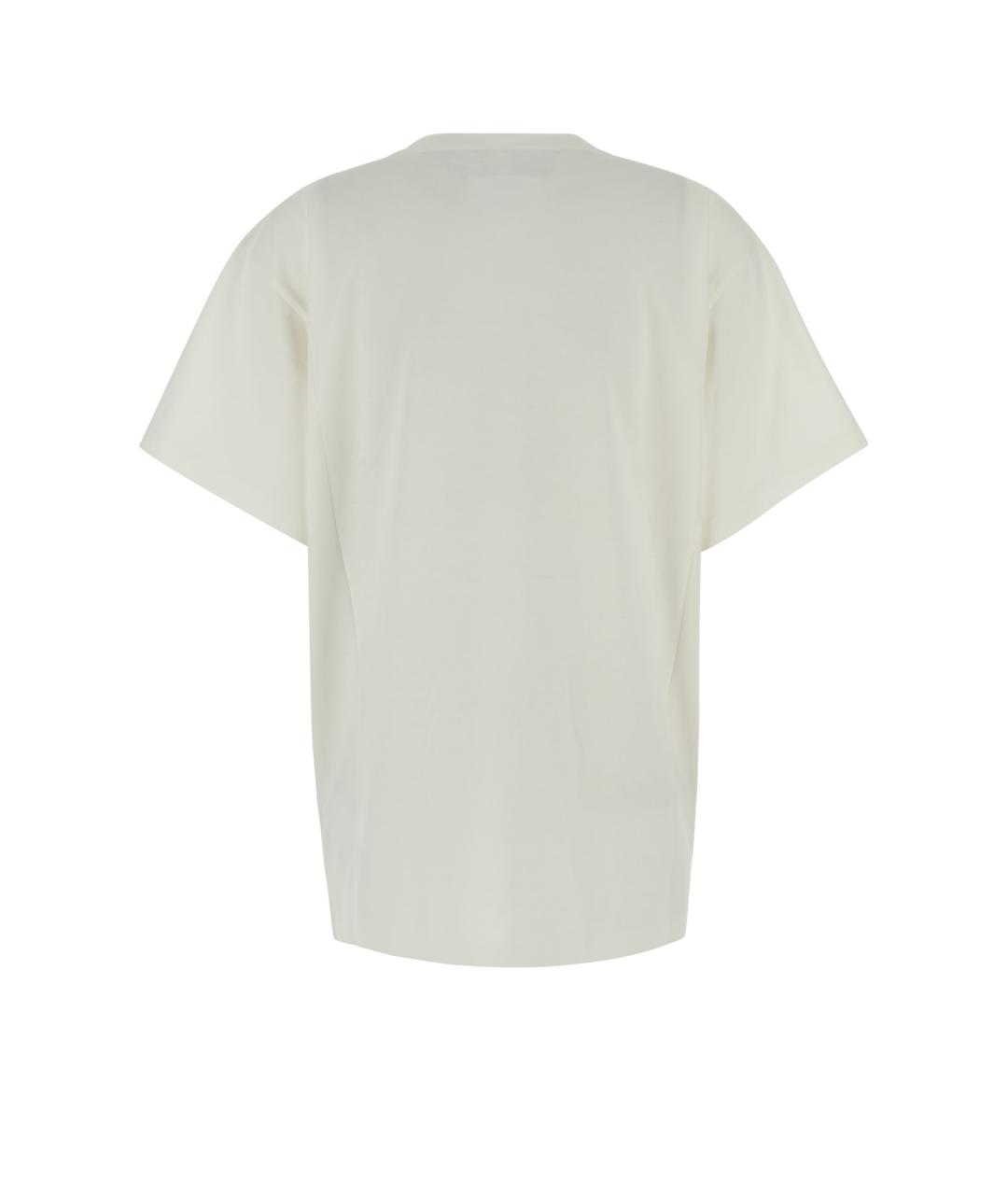 MM6 MAISON MARGIELA Белая хлопковая футболка, фото 2