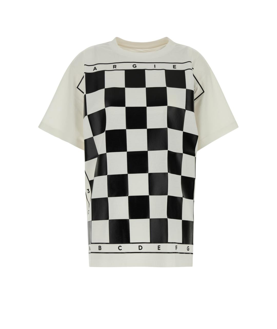 MM6 MAISON MARGIELA Белая хлопковая футболка, фото 1