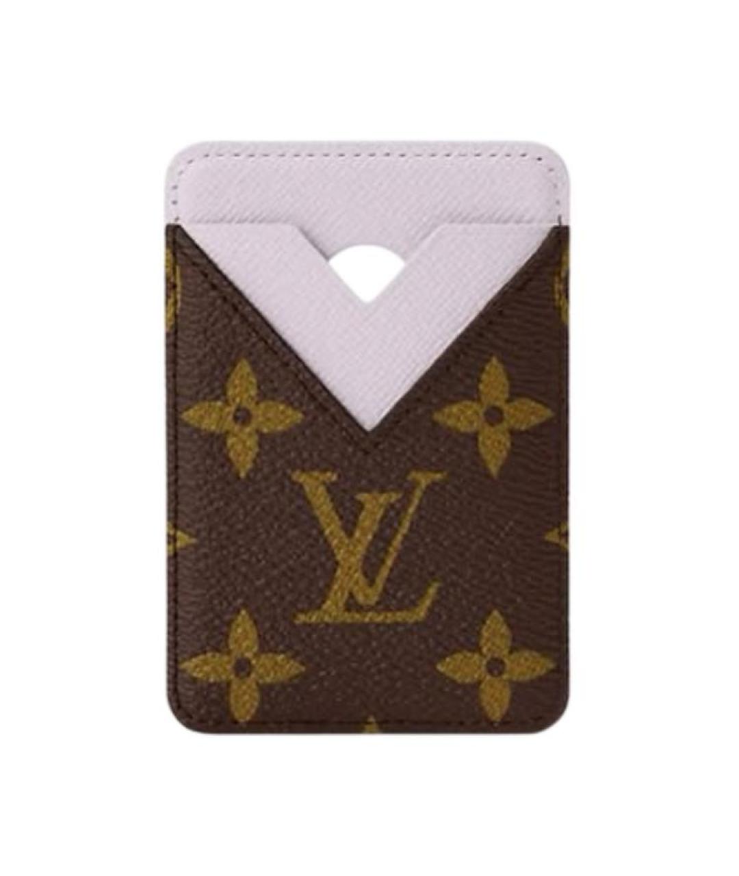 LOUIS VUITTON Коричневый кардхолдер, фото 1