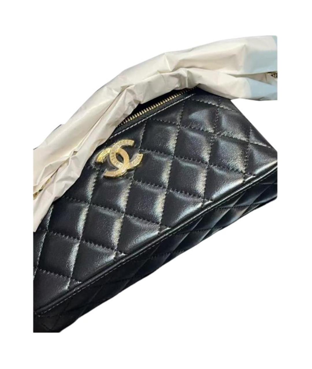 CHANEL Черная сумка через плечо, фото 3