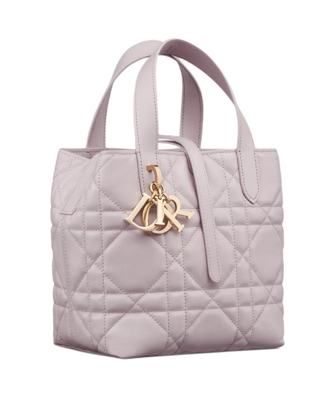 CHRISTIAN DIOR Фиолетовая сумка с короткими ручками, фото 2