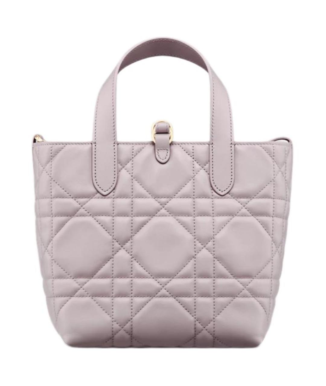 CHRISTIAN DIOR Фиолетовая сумка с короткими ручками, фото 4