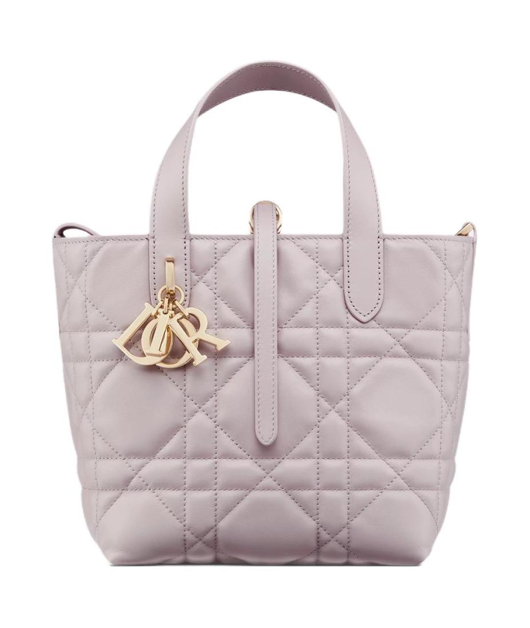 CHRISTIAN DIOR Фиолетовая сумка с короткими ручками, фото 1