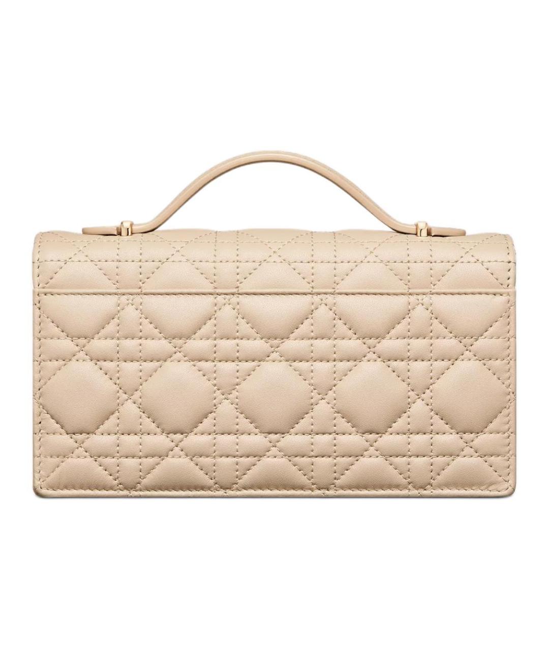 CHRISTIAN DIOR Бежевая сумка с короткими ручками, фото 3