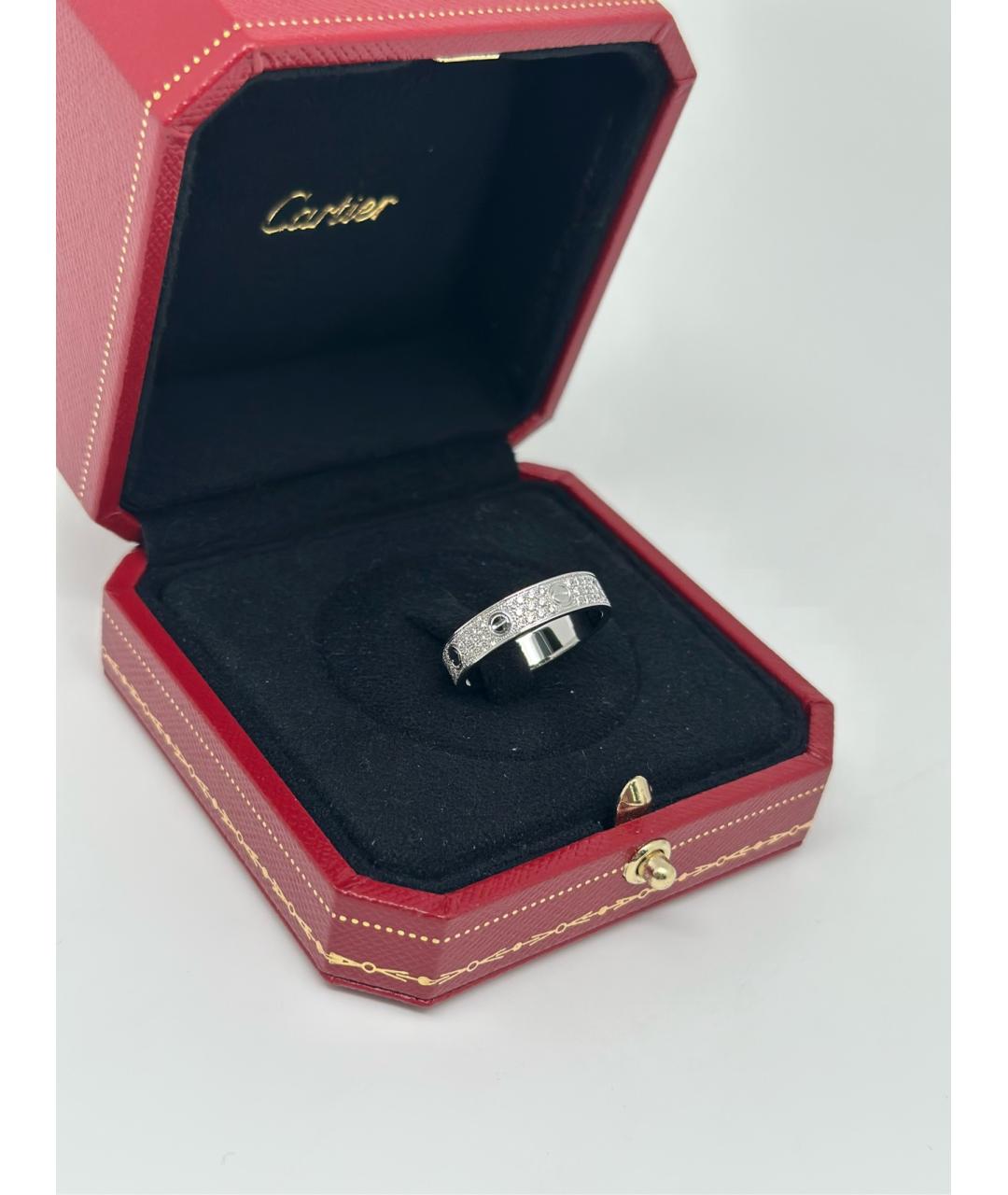CARTIER Серебряное кольцо из белого золота, фото 4