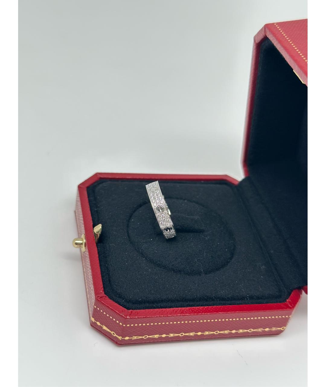 CARTIER Серебряное кольцо из белого золота, фото 5