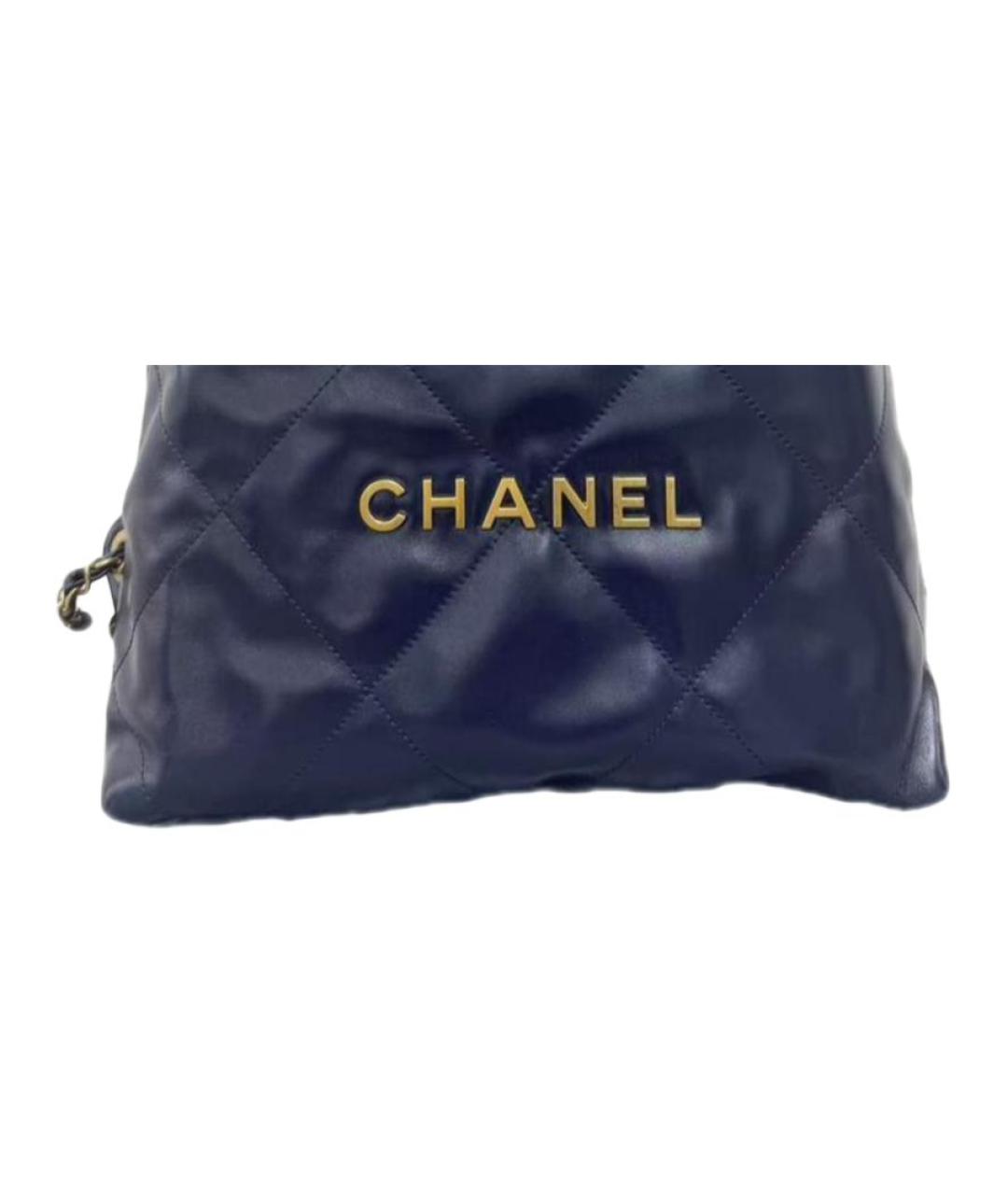 CHANEL Темно-синий рюкзак, фото 2