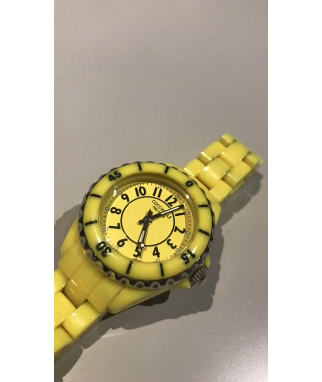 COCCINELLE Желтые часы, фото 3