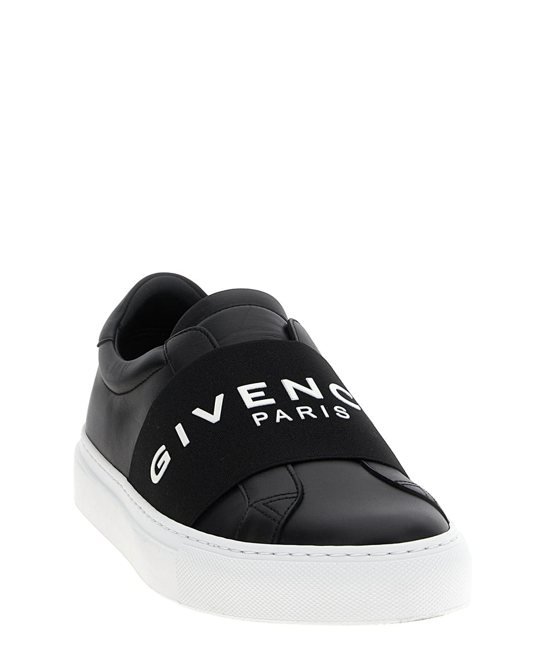 GIVENCHY Черные кожаные слипоны, фото 2