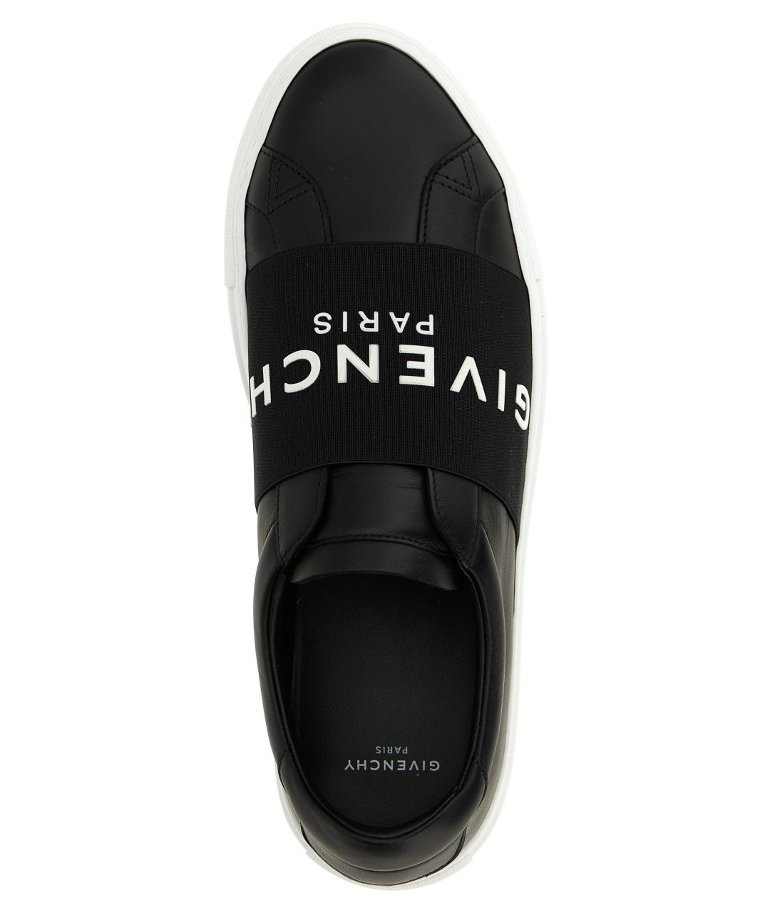 GIVENCHY Черные кожаные слипоны, фото 4